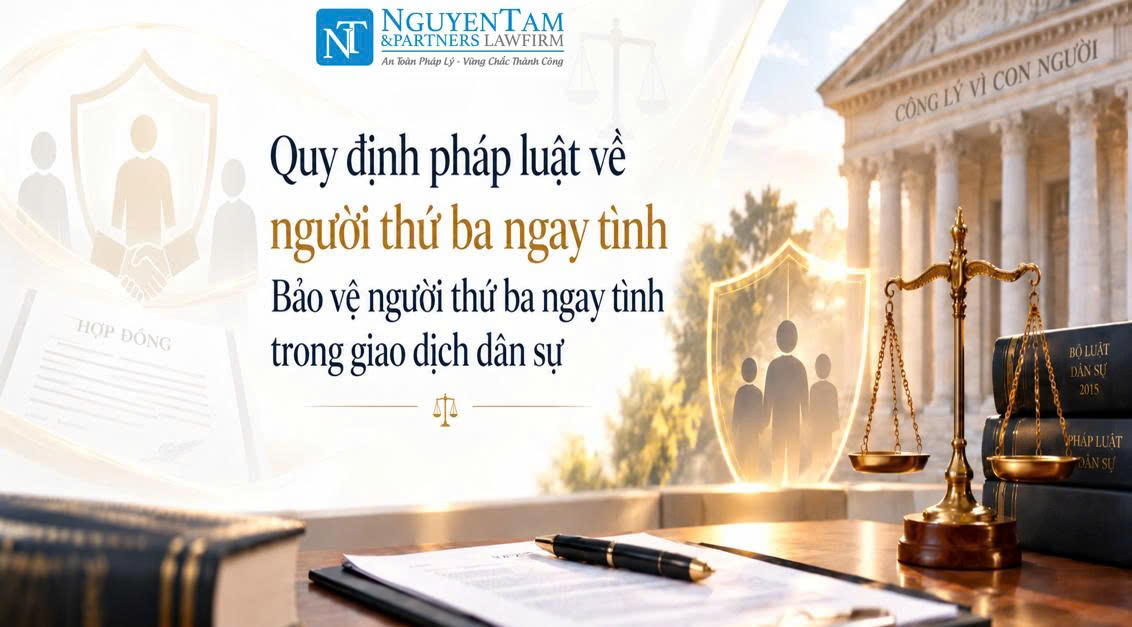 QUY ĐỊNH PHÁP LUẬT VỀ NGƯỜI THỨ BA NGAY TÌNH VÀ BẢO VỆ NGƯỜI THỨ BA NGAY TÌNH TRONG GIAO DỊCH DÂN SỰ